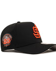 San Francisco Giants Black Upside Down 25th Anniversary SP 9Forty A-Frame Snapback