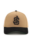 San Francisco Giants Upside Down Khaki Black Corduroy 2 Tone 50th Anniversary SP 9Forty A-Frame Snapback