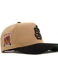 San Francisco Giants Upside Down Khaki Black Corduroy 2 Tone 50th Anniversary SP 9Forty A-Frame Snapback