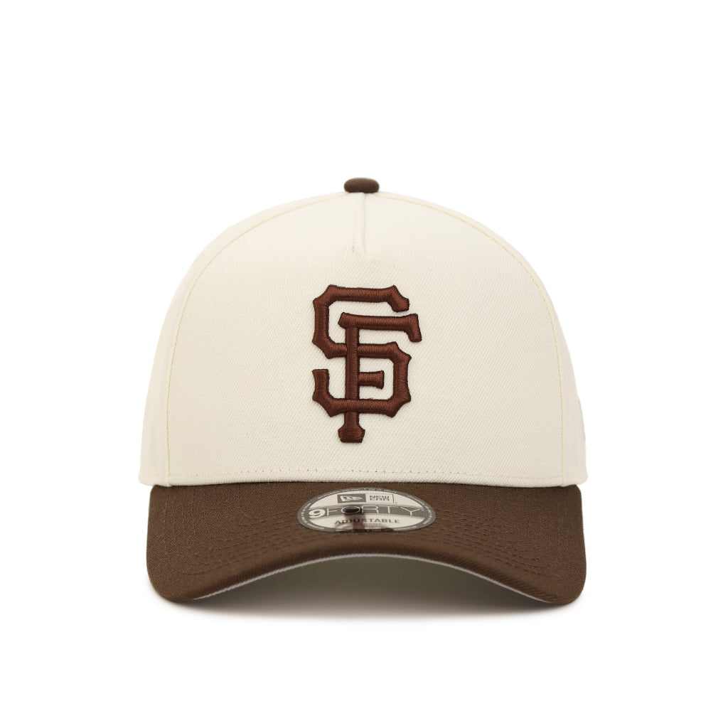 San Francisco Giants Chrome Brown 2 Tone 9Forty A-Frame Snapback
