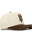 San Francisco Giants Chrome Brown 2 Tone 9Forty A-Frame Snapback