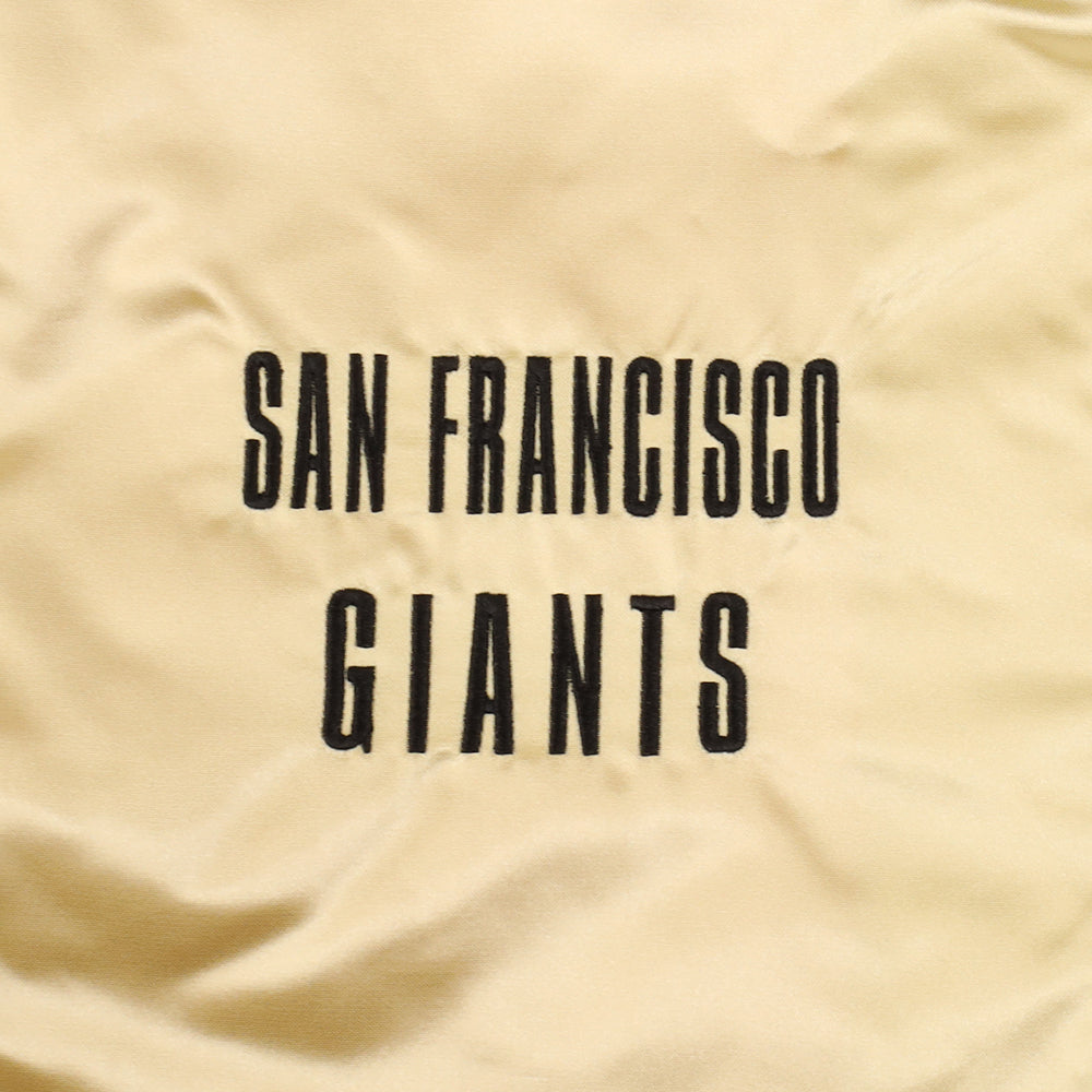 Mitchell & Ness San Francisco Giants Lightweight Gold Satin Jacket