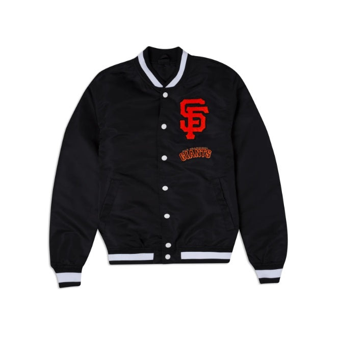 New Era San Francisco Giants Logo Select Black White Jacket