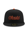 San Francisco Giants Old English Black 59Fifty Fitted