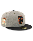 San Francisco Giants Terry Heather Black 2 Tone 50th Anniversary SP 59Fifty Fitted