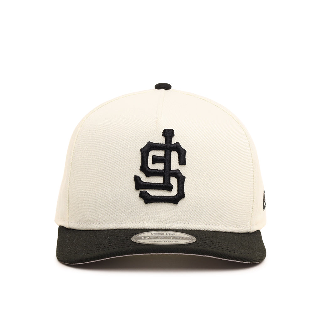 San Francisco Giants Upside Down Chrome Black 2 Tone 9Fifty A-Frame Snapback
