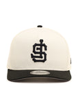San Francisco Giants Upside Down Chrome Black 2 Tone 9Fifty A-Frame Snapback