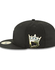 CrownMinded New Era Flag Outline Gold Crown Pin
