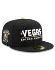 Las Vegas Golden Knights Wordmark Inaugural Season SP NHL Black 59Fifty Fitted