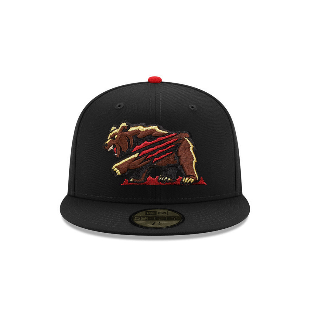 Fresno Grizzlies Black Alternate Logo SP MiLB 59Fifty Fitted 