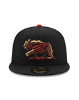 Fresno Grizzlies Black Alternate Logo SP MiLB 59Fifty Fitted