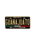 Guanajuato Mexico Black Gold Car Plate Cap Pin