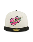 Corpus Christi Hooks Guitar Chrome Black 2 Tone Alternate Logo SP MiLB 59Fifty Fitted