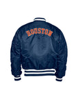 New Era X Alpha Industries Houston Astros Bomber Jacket