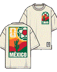 Mexico FIFA World Cup 2026 Horizon Post Card Tee - Cream
