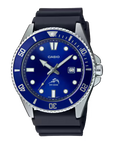 Casio Black Resin Band Blue Dial Analog Watch