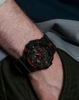G-SHOCK Analog-Digital Red and Black Resin Watch