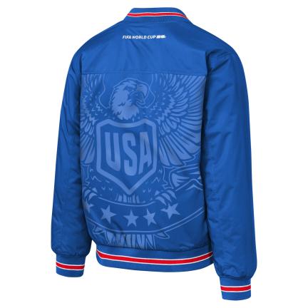 USA FIFA World Cup 2026 Road To Victory Flight Jacket - Blue
