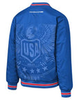 USA FIFA World Cup 2026 Road To Victory Flight Jacket - Blue