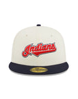 Cleveland Indians Chrome Navy 2 Tone Jacobs Field 10th Anniversary SP 59Fifty Fitted
