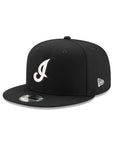Cleveland Indians Black on White 9Fifty Snapback