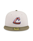 Cleveland Indians Stone Olive 2 Tone 100 Seasons American League SP 59Fifty Fitted