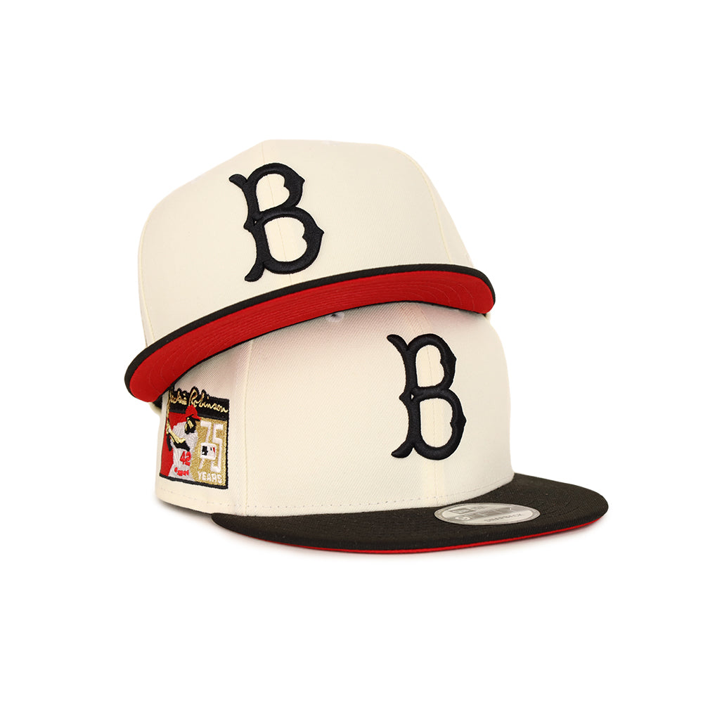 Brooklyn Dodgers Chrome Black 2 Tone Jackie Robinson 75th Anniversary SP 9Fifty Snapback