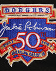 Jackie Robinson Black 75th Anniversary 50th Anniversary SP 9Fifty Snapback