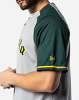 Pericos De Puebla Club De Beisbol LMB Gray Green Away Jersey