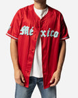 Diablos Rojos Del Mexico Club De Beisbol LMB Red Pinstripe Jersey