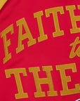 Mitchell & Ness San Francisco 49ers Red Gold Faithful To The Bay Lightweight Satin Jacket