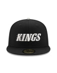 Los Angeles Kings Wordmark 50th Anniversary SP NHL Black 59Fifty Fitted