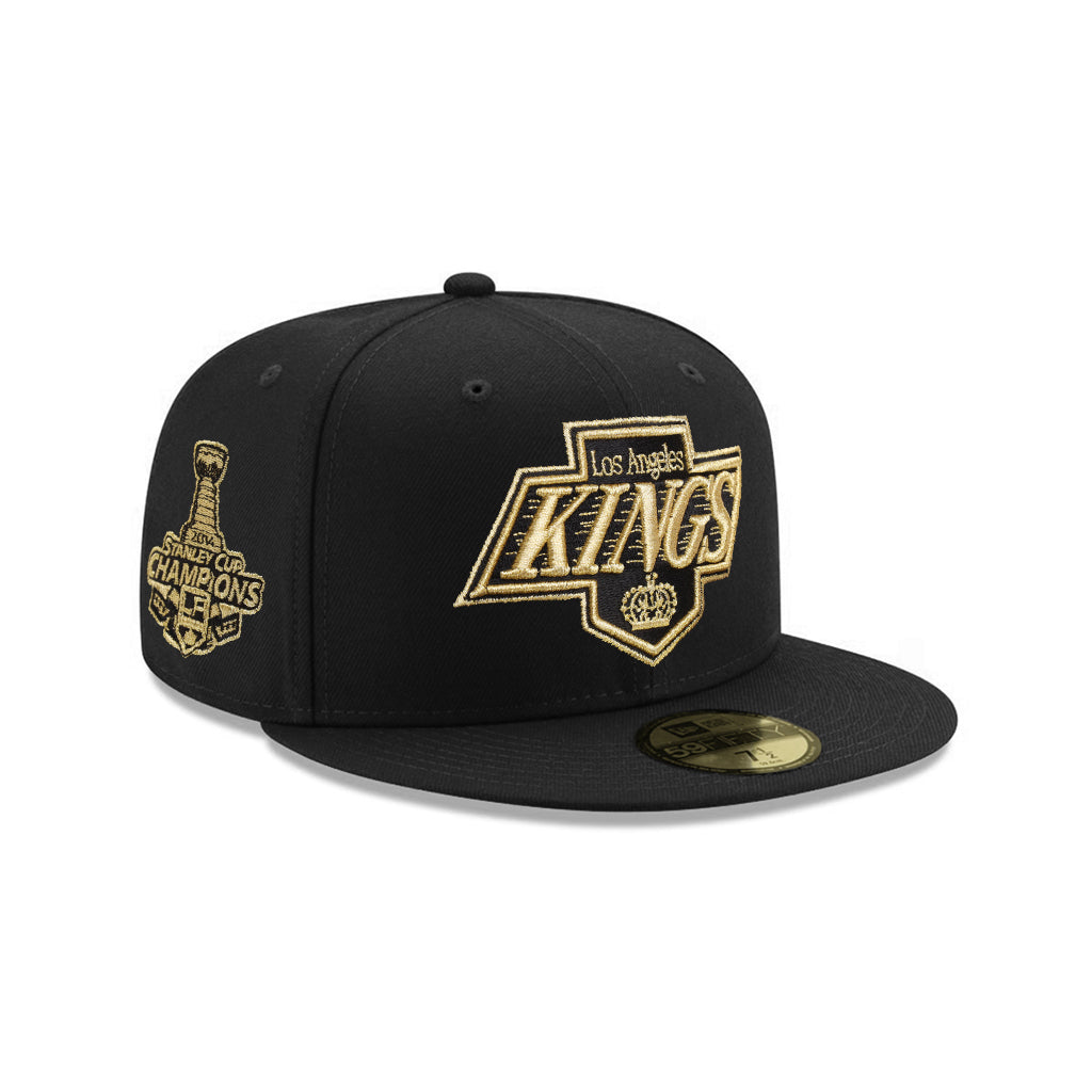 Los Angeles Kings Black Gold 2014 Stanley Cup Champions SP 59Fifty