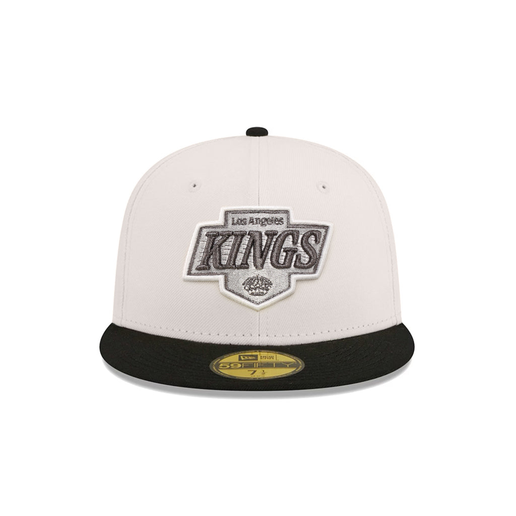 Los Angeles Kings Stone Black 2 Tone 50th Anniversary SP NHL 59Fifty Fitted