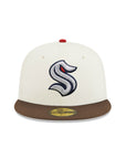 Seattle Kraken Chrome Walnut 2 Tone 2024 Winter Classic SP NHL 59Fifty Fitted