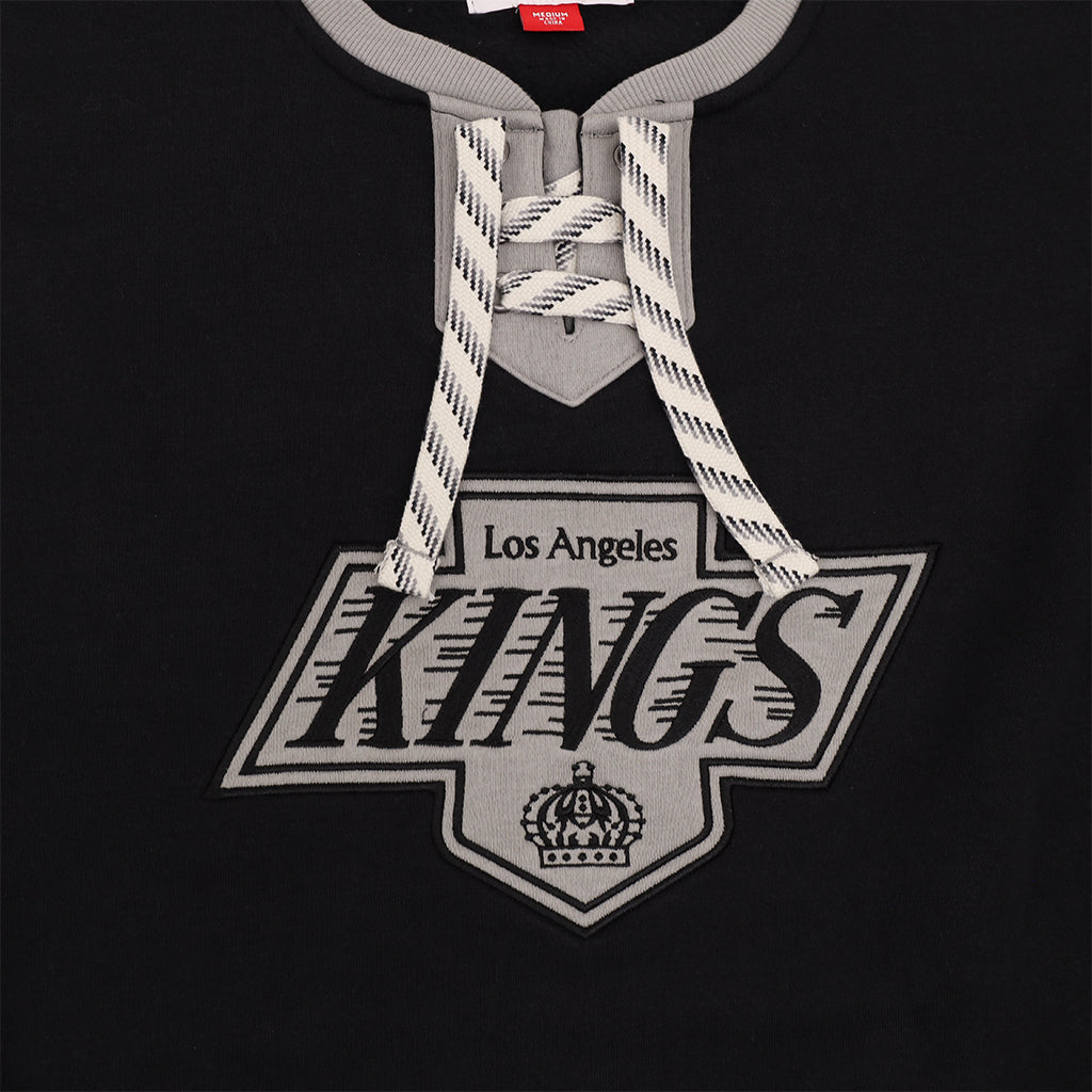 Mitchell & Ness Los Angeles Kings Heritage Lace Up Crew Mitchell & Ness Los Angeles Kings Heritage Lace Up Crew