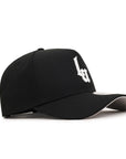 Los Angeles Old English Black On White 9Forty A-Frame Snapback