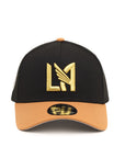 Los Angeles Football Club LAFC MLS Black Bronze 2 Tone Street Badge SP 9Forty A-Frame Snapback