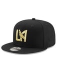 Los Angeles Football Club LAFC MLS Black Metallic Gold 9Fifty Snapback