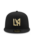 Los Angeles Football Club LAFC MLS Black Metallic Gold Street Badge SP 59Fifty Fitted Cap