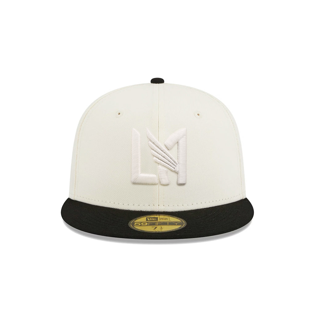 Los Angeles Football Club LAFC MLS Chrome Black 2 Tone Team Wings SP 59Fifty Fitted