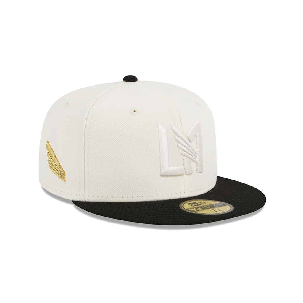 Los Angeles Football Club LAFC MLS Chrome Black 2 Tone Team Wings SP 59Fifty Fitted