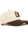 Los Angeles Football Club LAFC Chrome Brown 2 Tone 9Forty A-Frame Snapback
