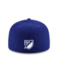 Los Angeles Football Club LAFC Royal On White 59Fifty MLS Fitted Cap