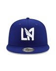 Los Angeles Football Club LAFC MLS Royal On White 9Fifty Snapback