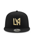 Los Angeles Football Club LAFC MLS Black Metallic Gold Street Badge SP 9Fifty Snapback