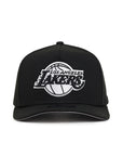 Los Angeles Lakers Black On White 9Fifty A-Frame Snapback