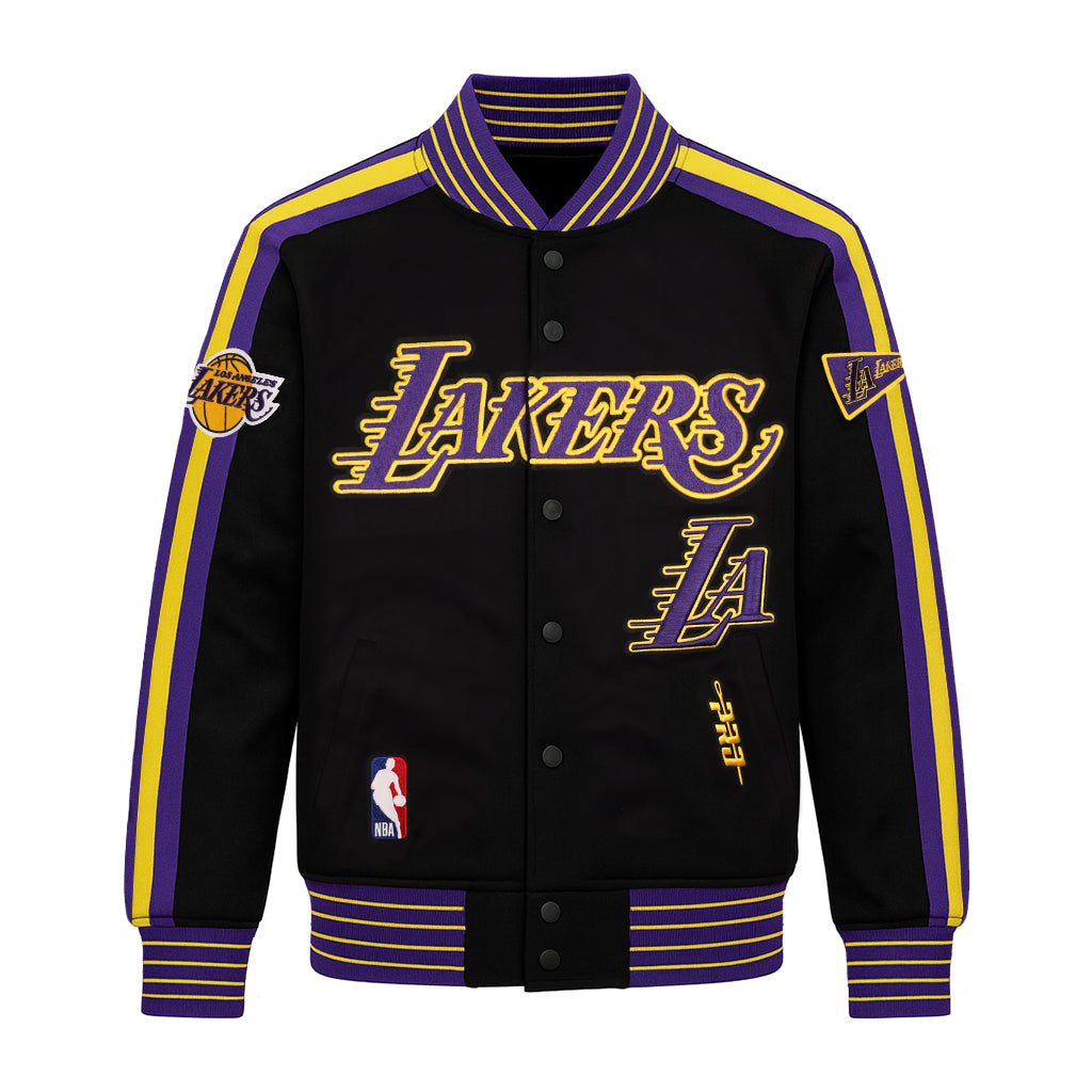 Pro Standard Los Angeles Lakers Pro Game Day Double Knit Jacket