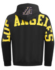 Pro Standard Los Angeles Lakers Wingspan Drop Shoulder Black Hoody