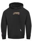 Pro Standard Los Angeles Lakers Wingspan Drop Shoulder Black Hoody